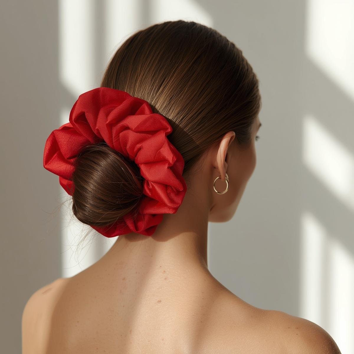 Scrunchies de tela jersey – Pack de 4 colores