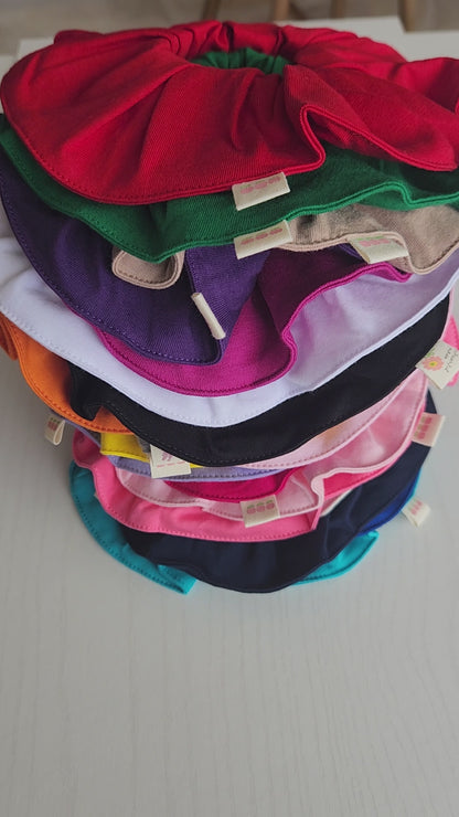 Scrunchies de tela jersey – Pack de 4 colores