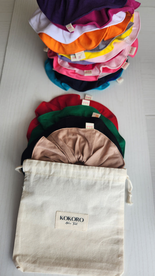 Scrunchies de tela jersey – Pack de 4 colores