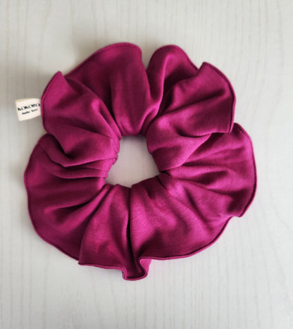 Set of 4 Scrunchies + Fabric Pouch